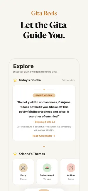 Gita Reels: Krishna Wisdom screenshot 3