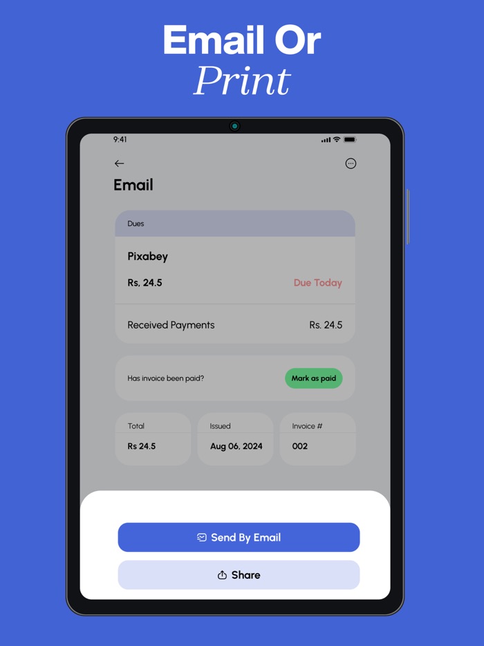 Easy Invoice Maker - Estimate