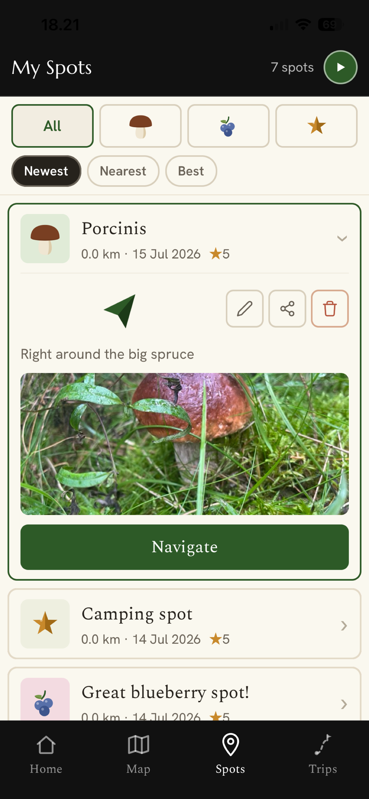 PickItApp: Mushrooms & berries screenshot 2