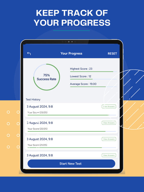 IL DMV Driver's License Test iPad screenshot 3 - Education app