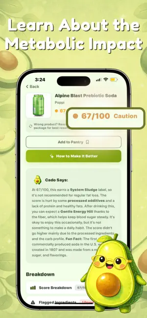 Cado: Metabolic Food Scanner screenshot 3