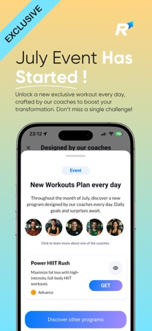 Reburn – AI Fitness Tracker iPhone screenshot