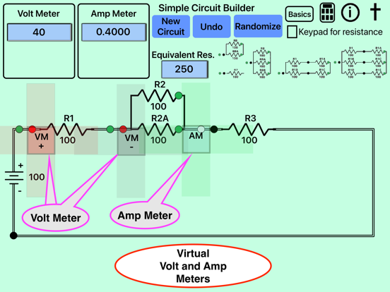 Simple Circuit Builder iPad screenshot