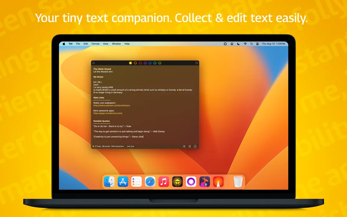 Tot, App Store screenshot 1