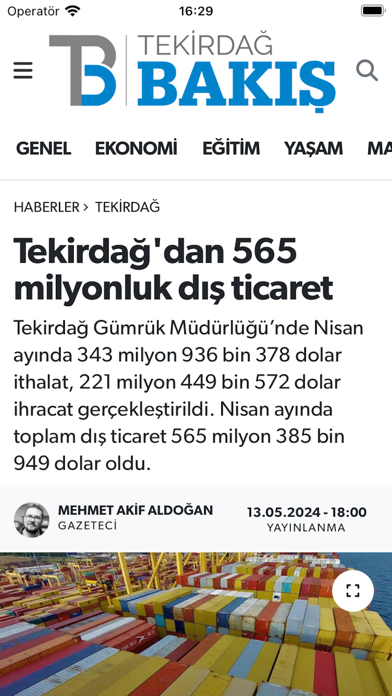Tekirdağ Bakış Screenshot