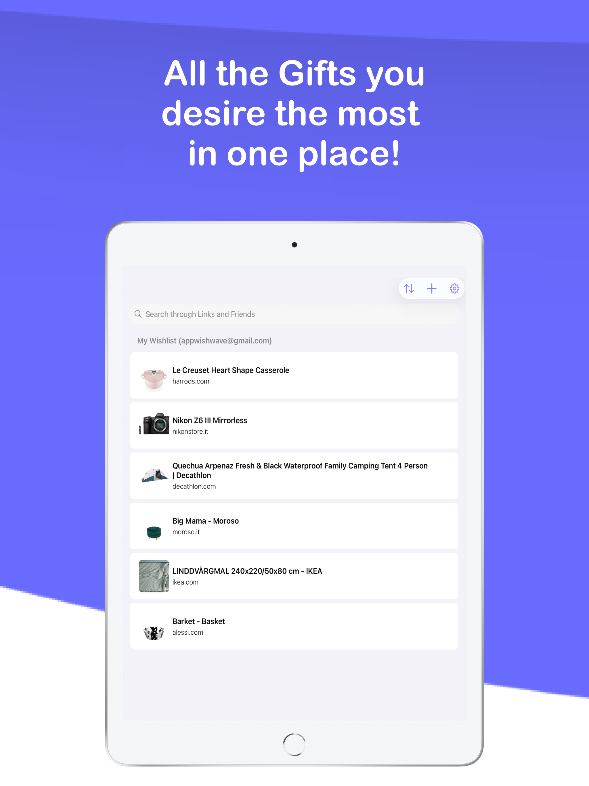 Wishversal: Universal Wishlist