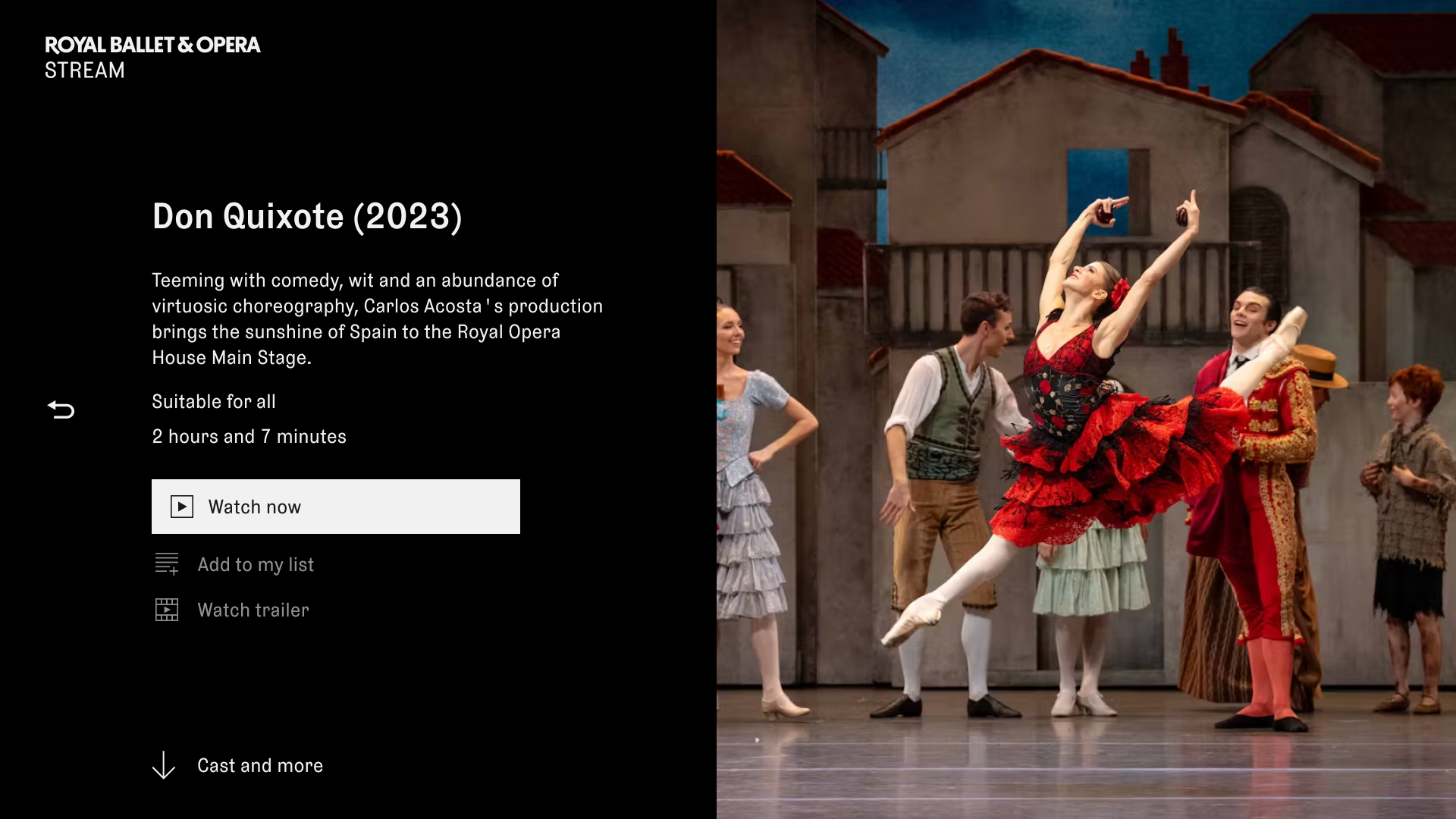 Royal Ballet and Opera Stream screenshot 5