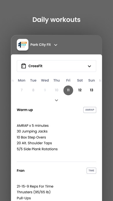 Park City Fit Screenshot
