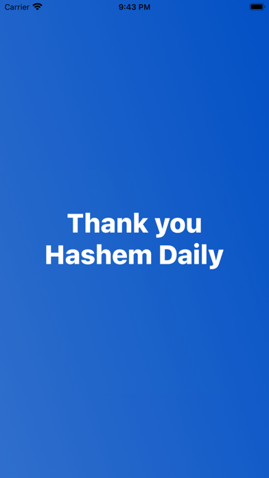 Thank you Hashem Screenshot