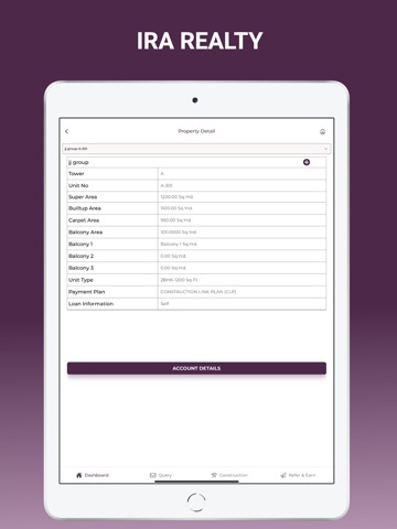 IRA Realty Group iPad screenshot