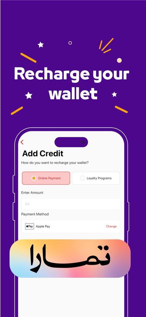 Jahez - The app streamlines transactions with convenient "Online Payment" options, prominently featuring "Apple Pay" for secure and rapid wallet top-ups.