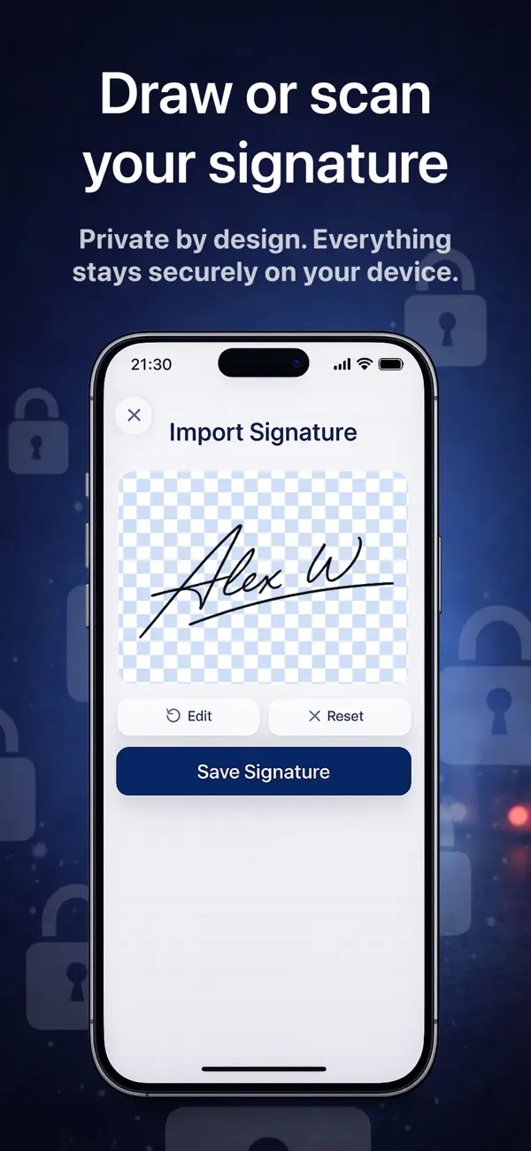 Screenshot #3 pour Signature Maker – ESign