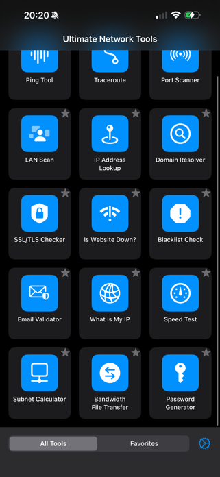 Ultimate Network Tools Screenshot 2 of 10