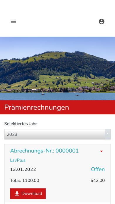 Einsiedler Krankenkasse Screenshot