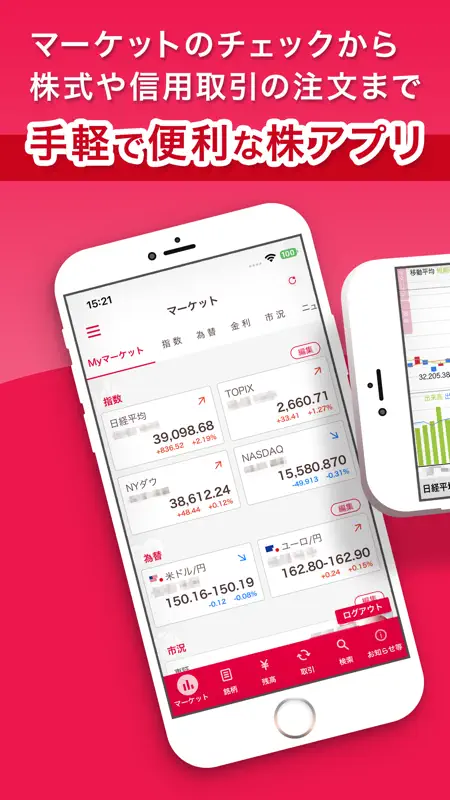 ＳＭＢＣ日興証券アプリ － 株・信用取引 screenshot 1 of 5