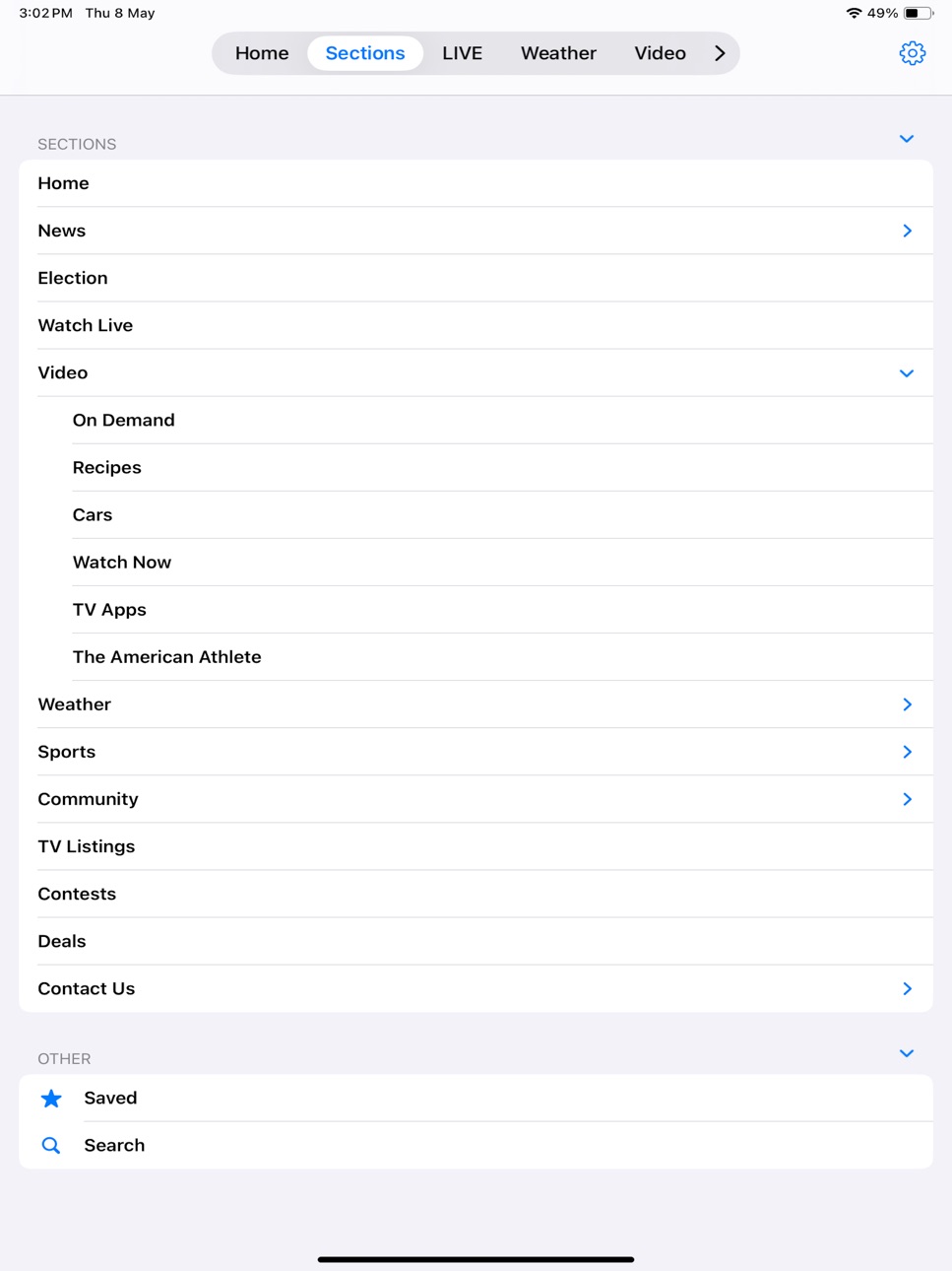 iPad screenshot