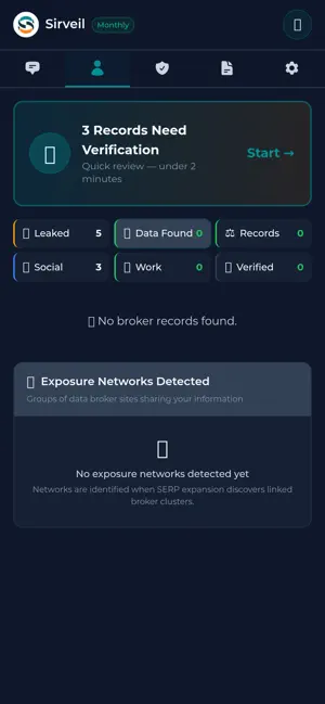 Sirveil — Data Removal screenshot 3