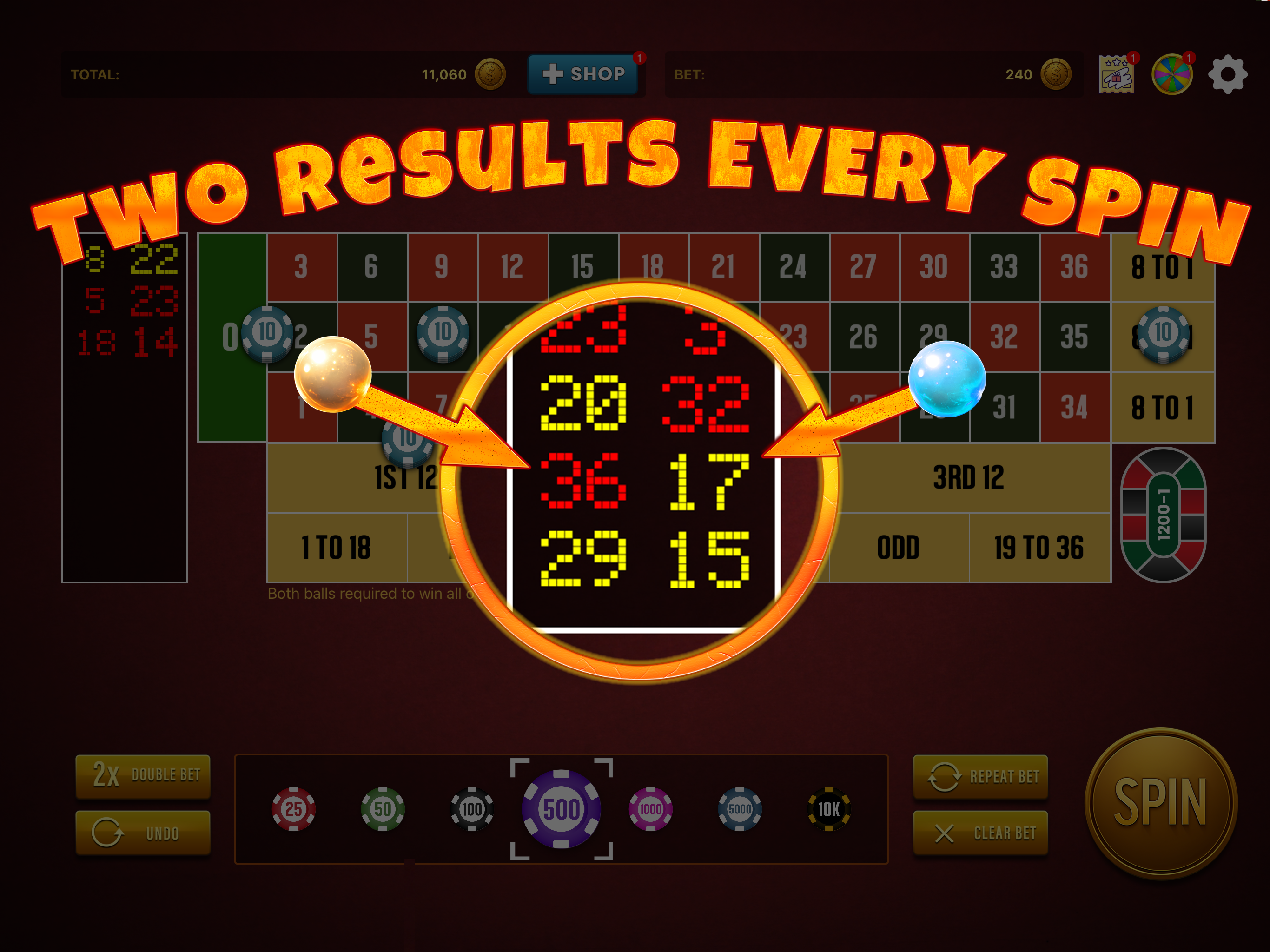 Double Ball Roulette