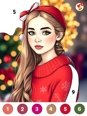 Aesthetic Art Christmas Color iPad screenshot