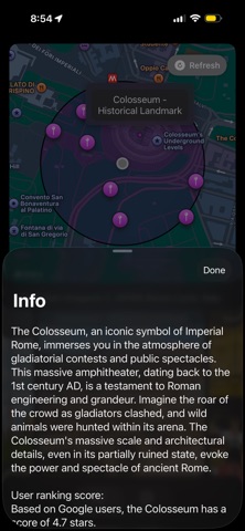 InfoAtPlace screenshot