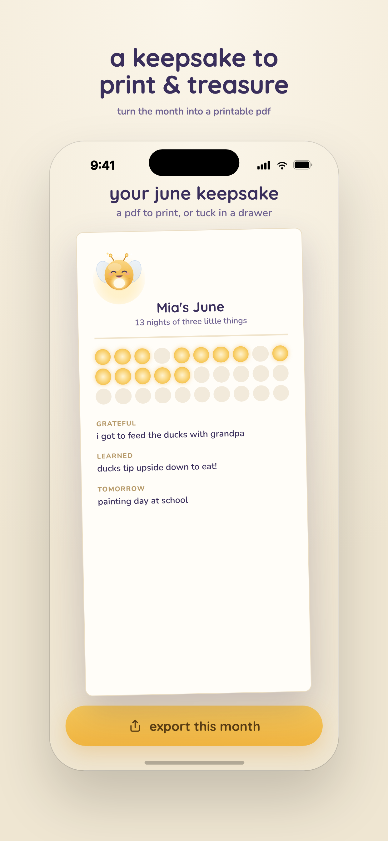 Glowy Kids' Gratitude Journal screenshot 4