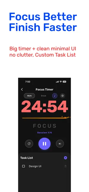 Countdown Timer: Pomodoro screenshot 2