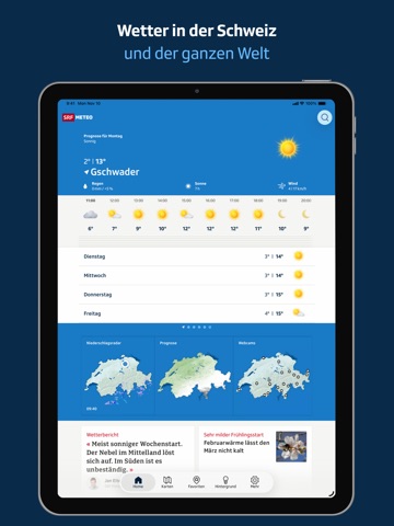 SRF Meteo - Wetter Schweiz