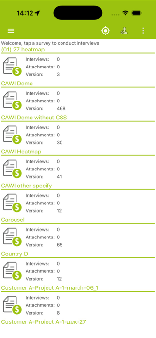 SurveyToGo New Screenshot 2 of 4