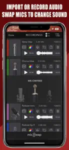 MicSwap Pro 2 Microphone Sound screenshot #9 for iPhone