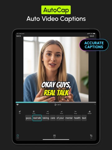 AutoCap: Auto Video Captions iPad screenshot