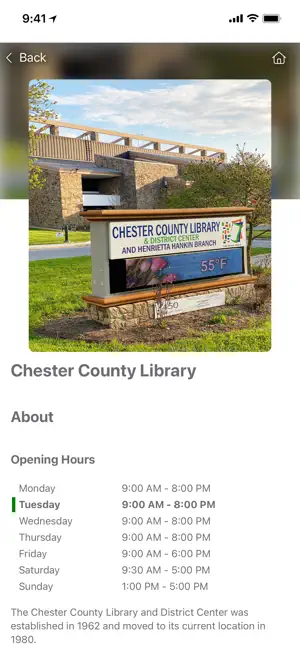 Chester County Library System screenshot 4