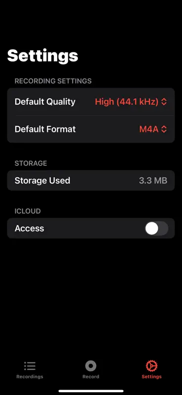 Audio Recorder Pro+ screenshot 5 of 6