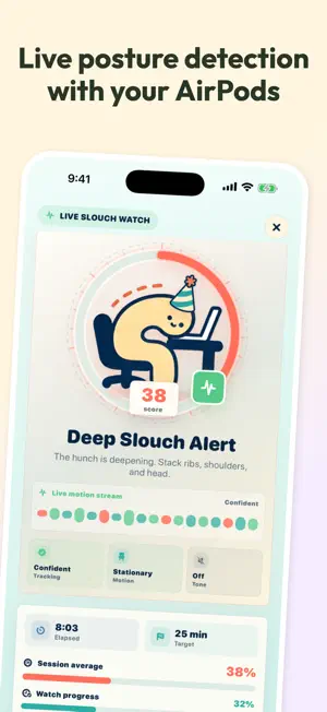 Noodle: Posture Reminder screenshot 2