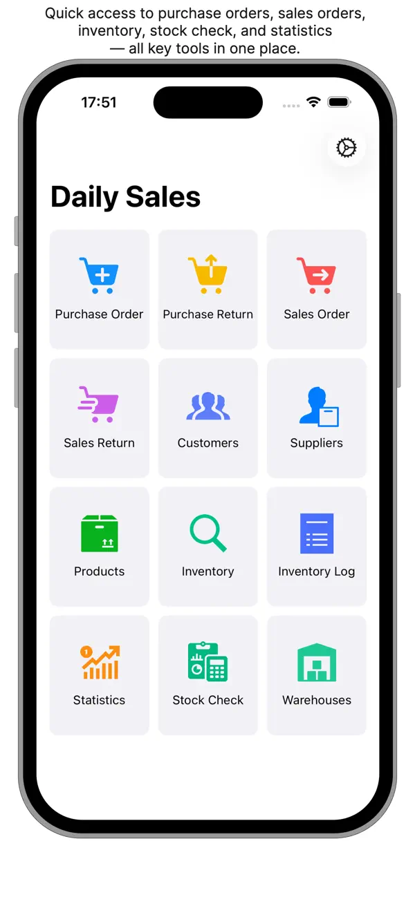 Screenshot #1 pour Daily Sales Tracker-Commande