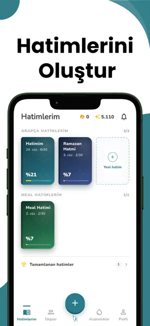 Vird - Hatim ve Kuran Takibi screenshot 1