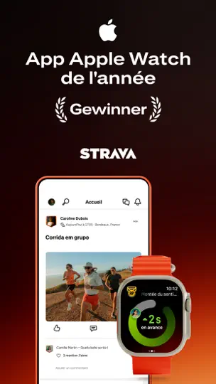 Capture d'écran de Strava : Course, Vélo, Rando sur iPhone 1