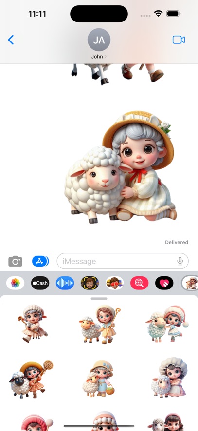 Little Bo Peep Stickers