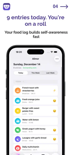 Food Journal - Alimor screenshot 4