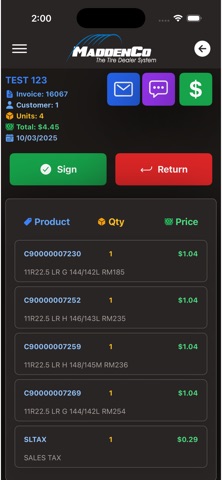 MaddenCo Delivery Screenshot 4 of 4