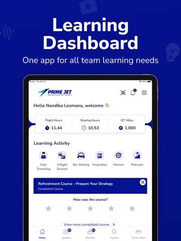 Prime JET iPad screenshot