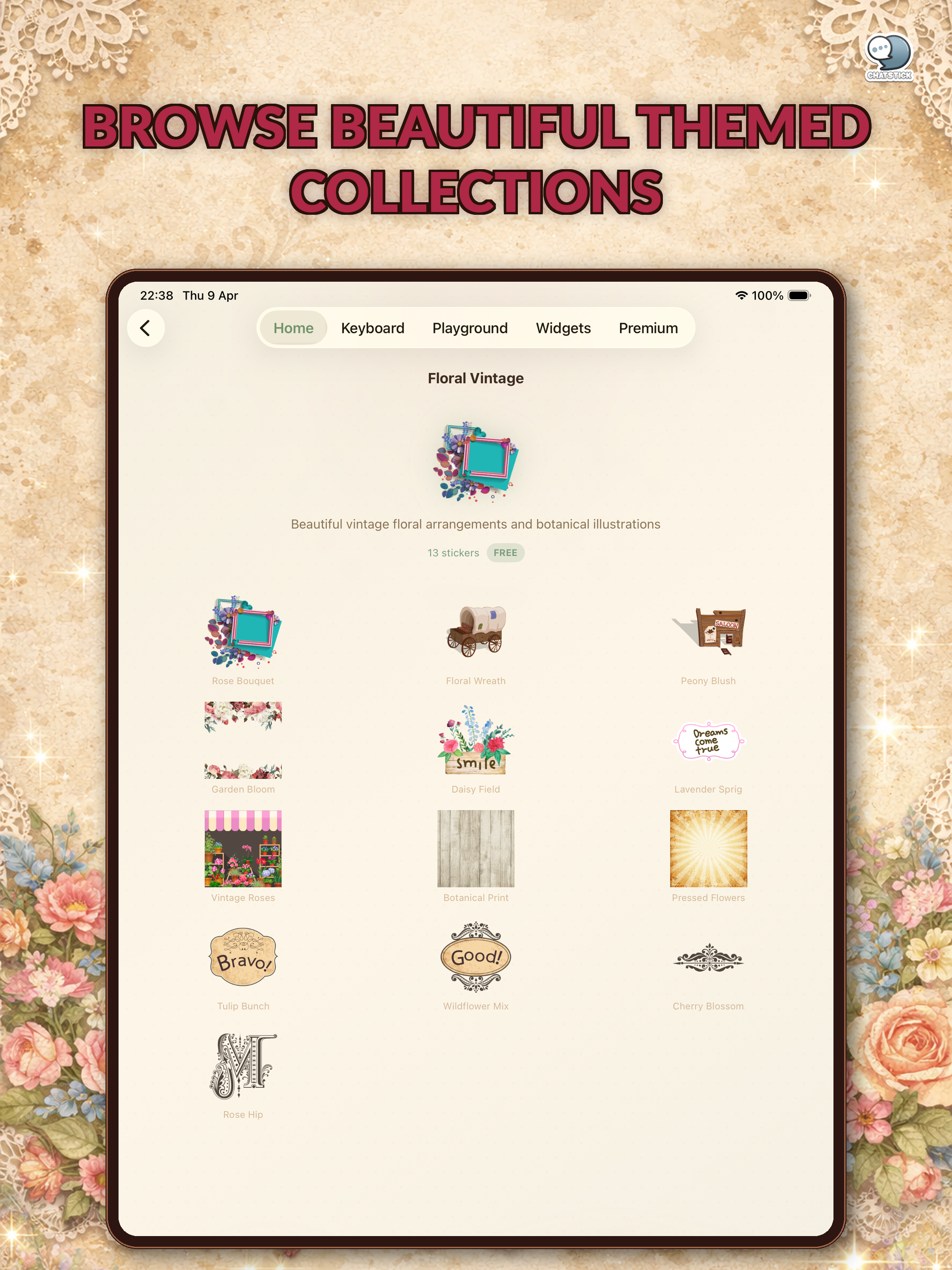 Vintage Emoji Stickers by CS screenshot 14