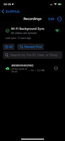 SwiftTrack PDA screenshot