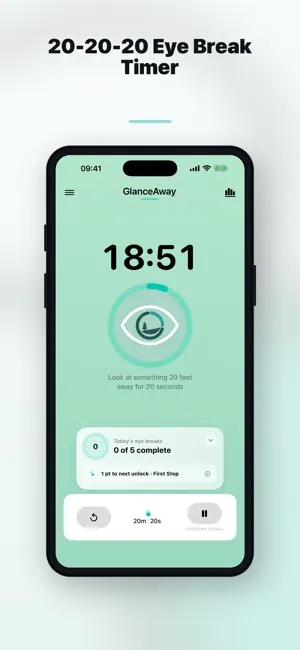 Eye Break Timer: GlanceAway screenshot 1