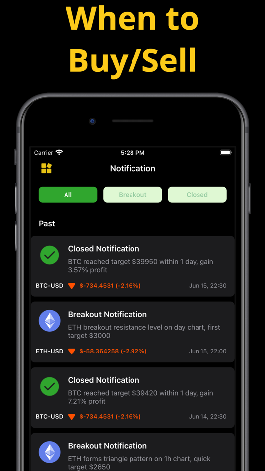 #2. Crypto Signals: Price Alert (iOS) 由: KYOTO K.K.