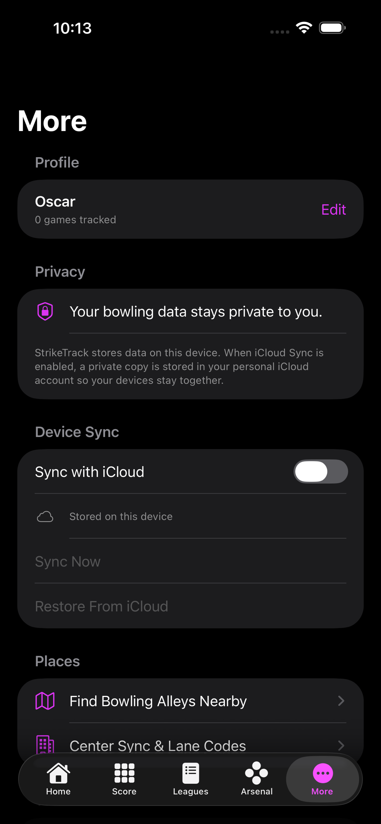 StrikeTrack screenshot 3
