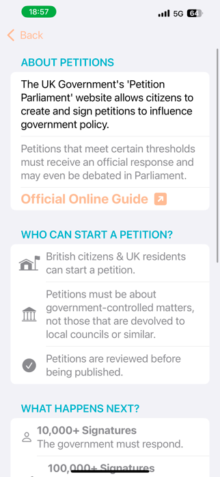 UK Petitions Screenshot 8 of 8