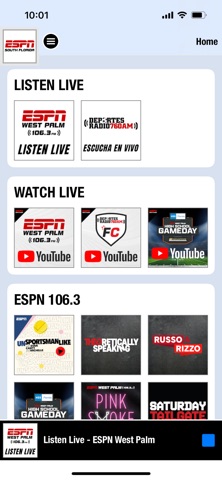 ESPN South Florida iPhone screenshot