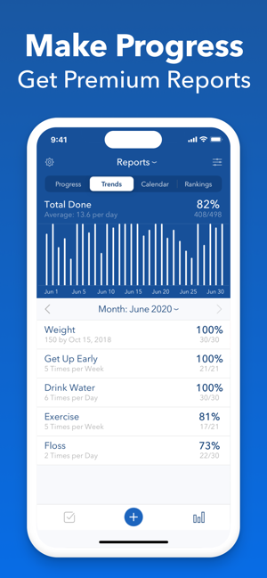 ‎Strides: Habit Tracker + Goals Screenshot