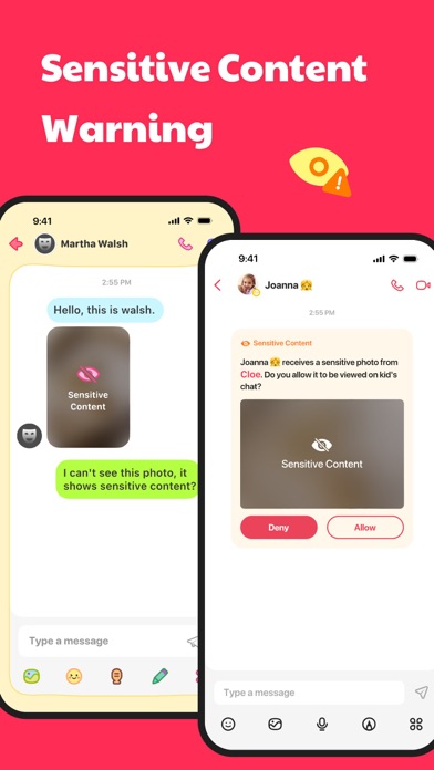 JusTalk Kids - Safe Messenger iPhone screenshot 5 - Social Networking app