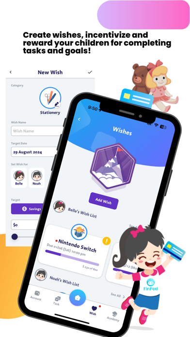 FinPod: Raise Money Smart Kids Screenshot